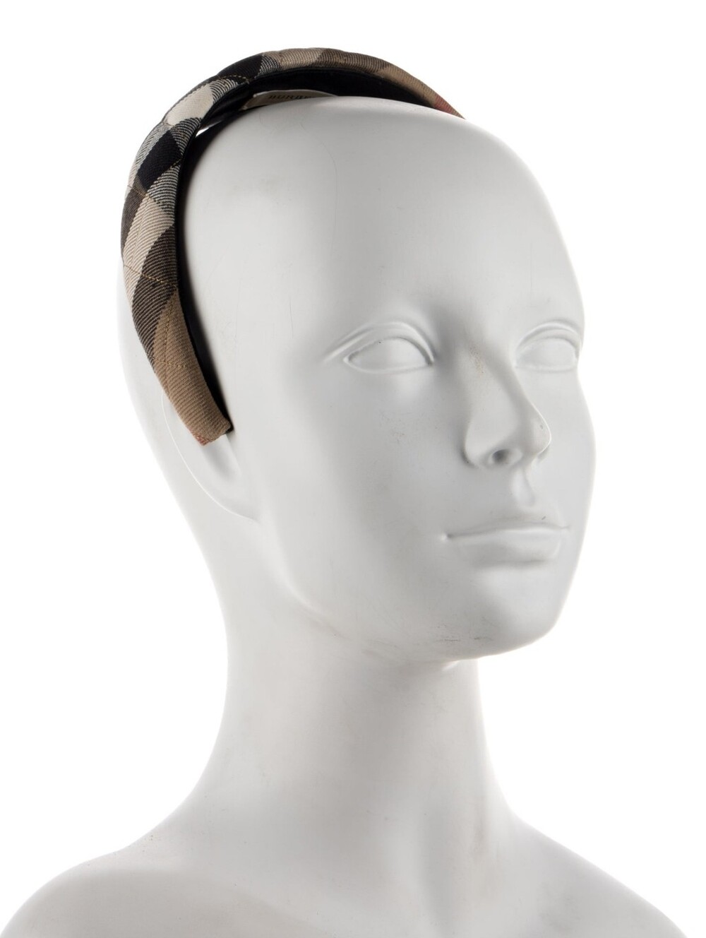 BURBERRY QUILTED NOVA CHECK HEADBAND - Picture 6 of 6